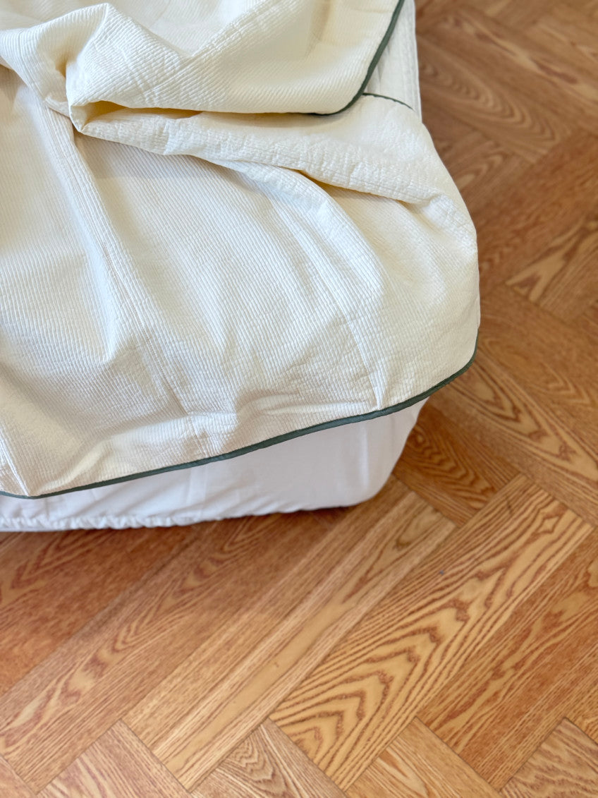 Cooling Reversible Comforter Set – Cotton Front & Cooling Duralon Back Lightweight Summer Bedding Set