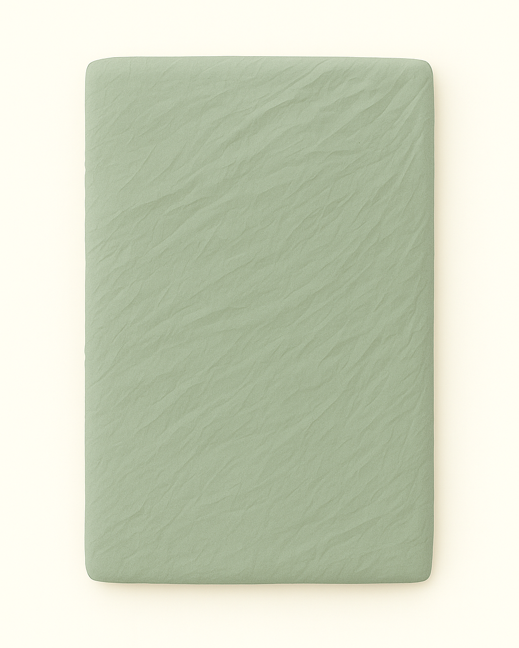 Washed Cotton Quilted Mattress Fitted Sheet – Mint