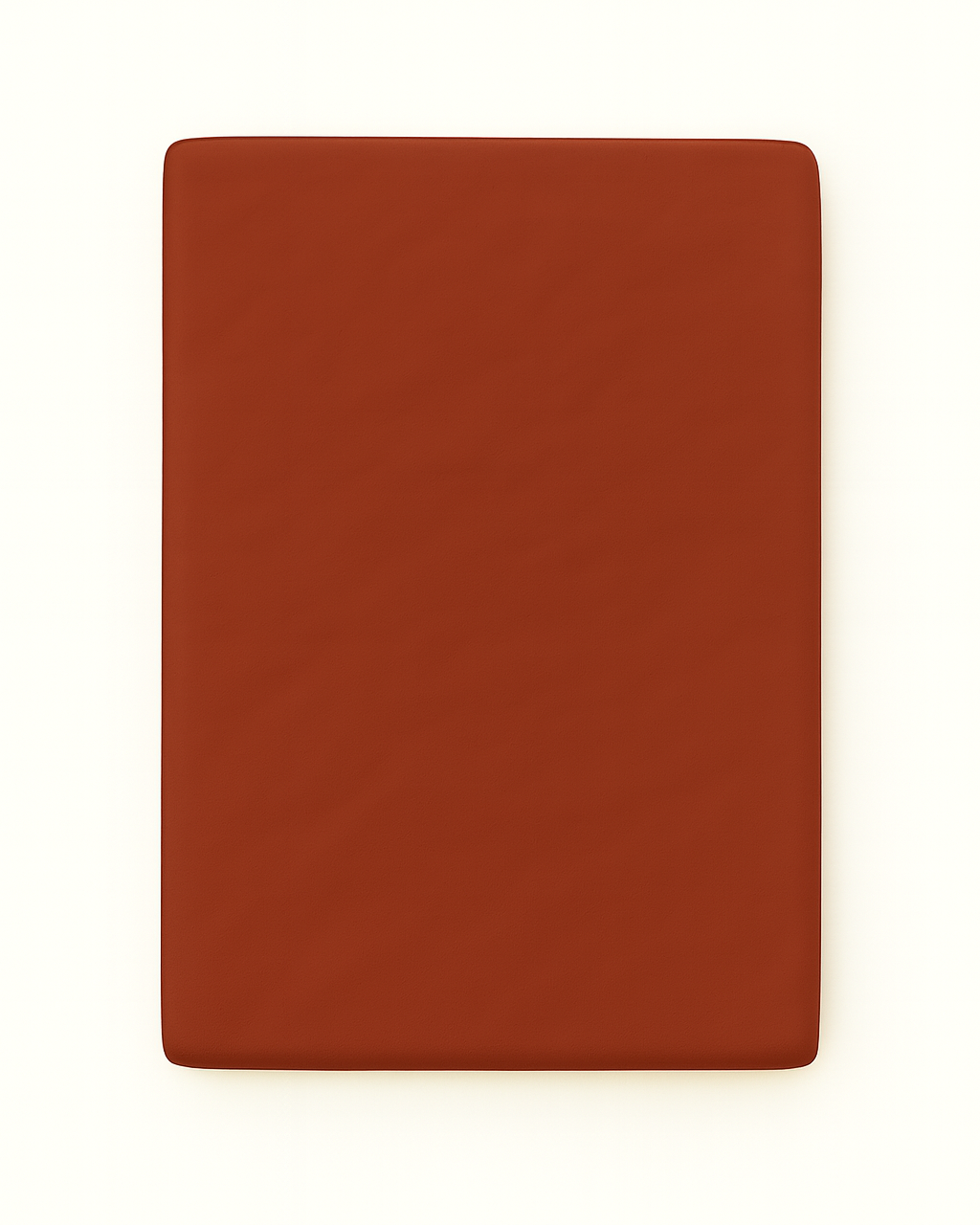 Washed Cotton Quilted Mattress Fitted Sheet – Deep Carrot