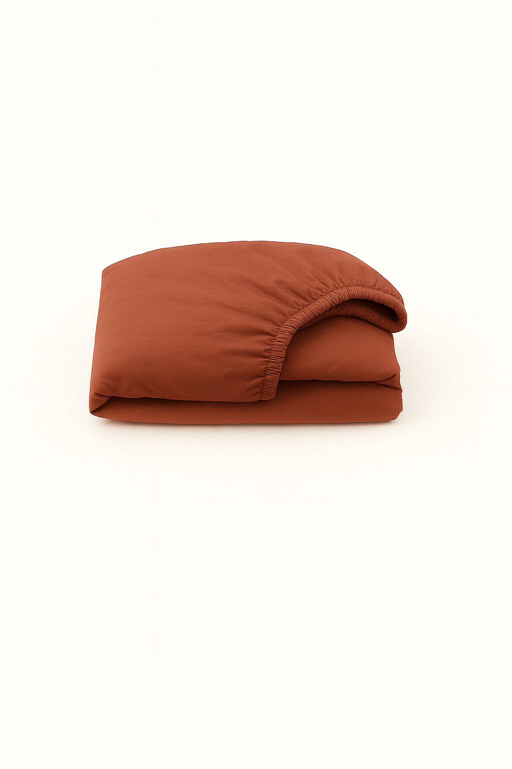 Washed Cotton Quilted Mattress Fitted Sheet – Deep Carrot