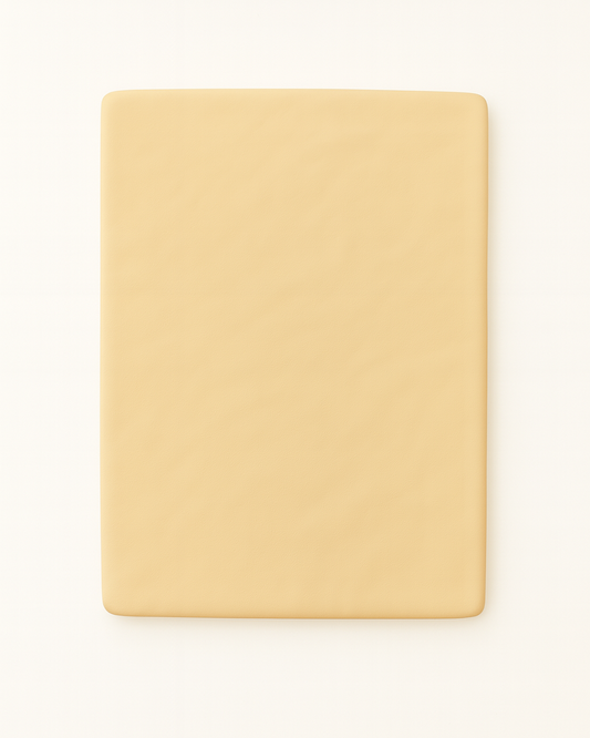 Washed Cotton Quilted Fitted Sheet – Butter