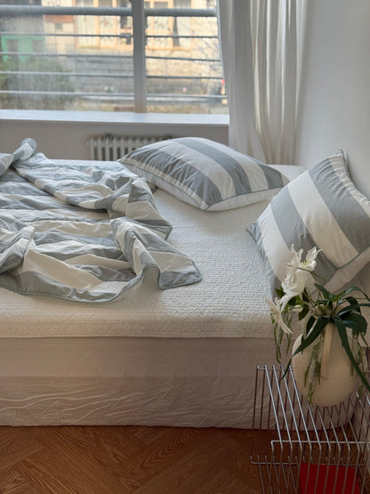 Cooling Reversible Comforter Set (Mint) – Cotton Front & Cooling Duralon Back Lightweight Summer Bedding Set