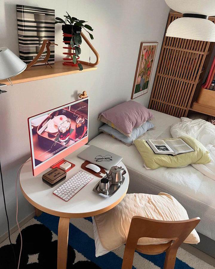 Washed Cotton Elastic Pillow Cover – Dust-Free, Easy to Change