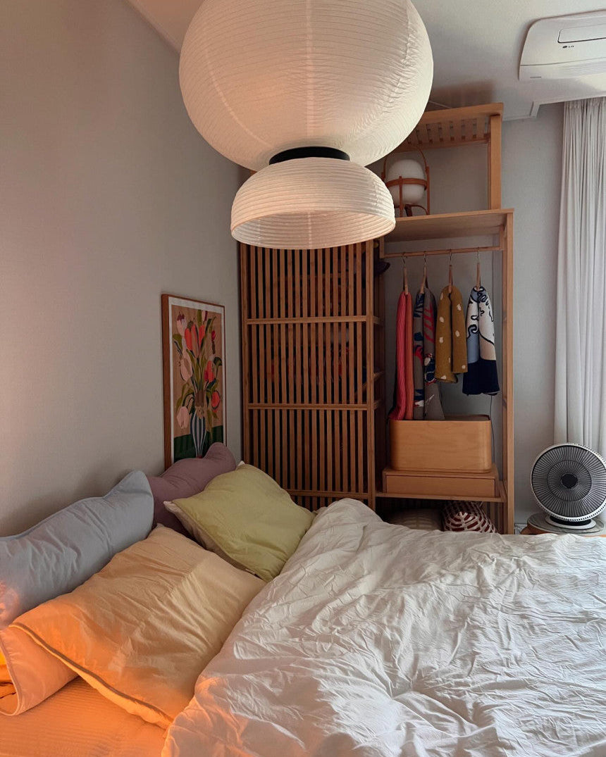 Washed Cotton Elastic Pillow Cover – Dust-Free, Easy to Change